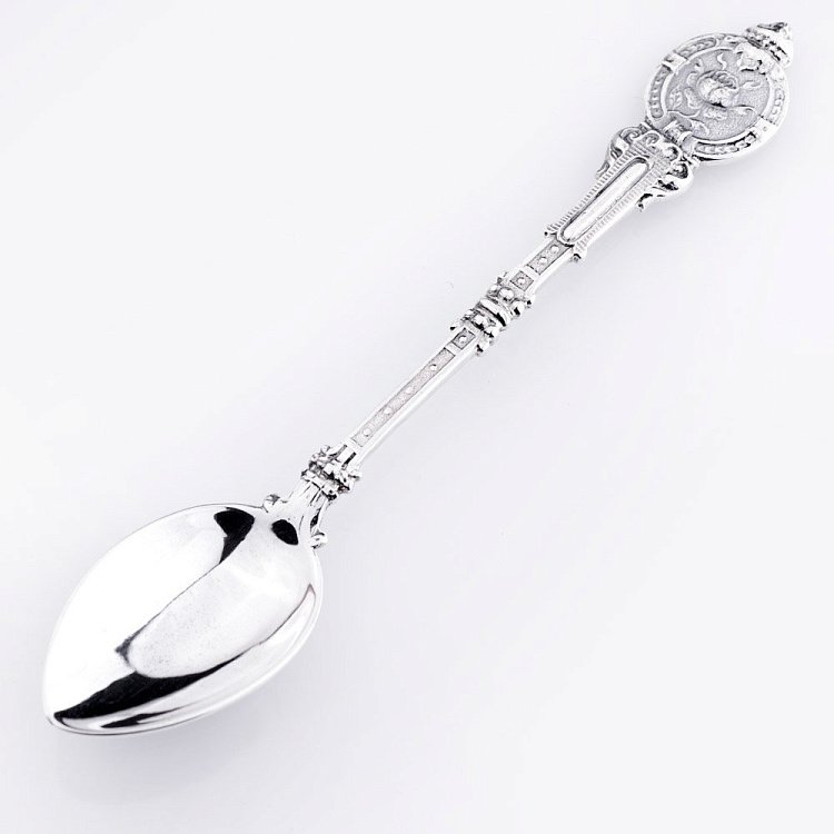 Чайная ложка "Розочка" 24002 от ювелирного магазина Оникс