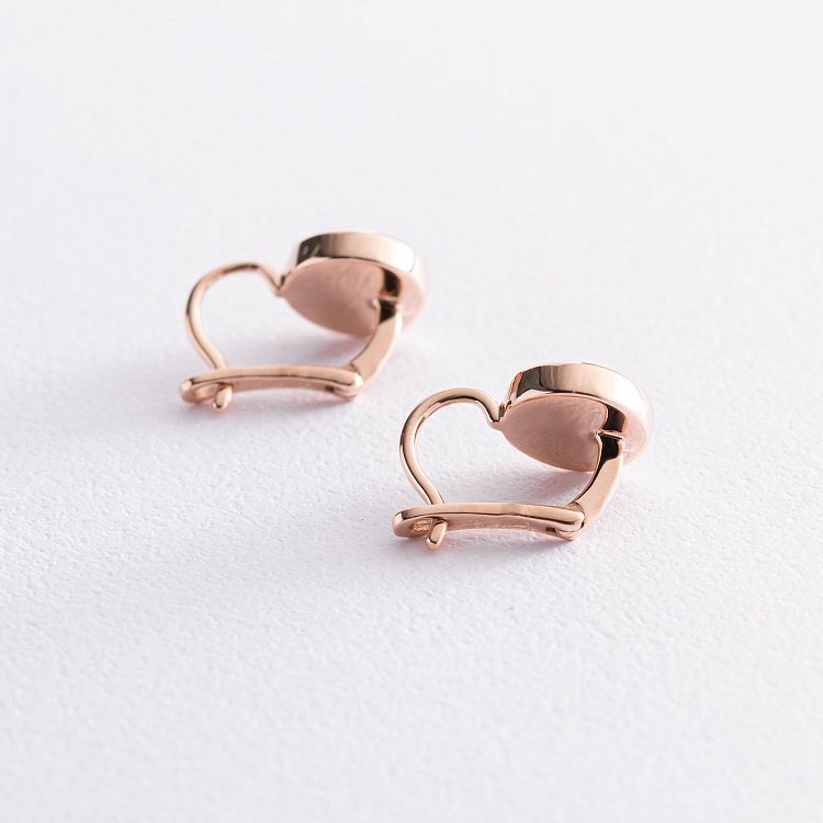 Золоті сережки (сині фіаніти) с07461 від ювелірного магазину Онікс - 4