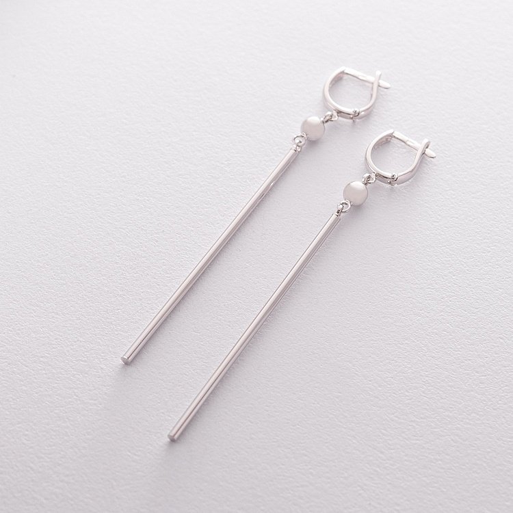 Золотые серьги на английской застежке с06380 от ювелирного магазина Оникс