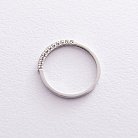 Золотое кольцо с бриллиантами к100056 от ювелирного магазина Оникс - 1
