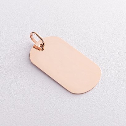 Великий золотий жетон (можливе гравіювання) п04063