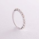 Золотое кольцо с дорожкой камней (бриллианты) кб0453ca от ювелирного магазина Оникс