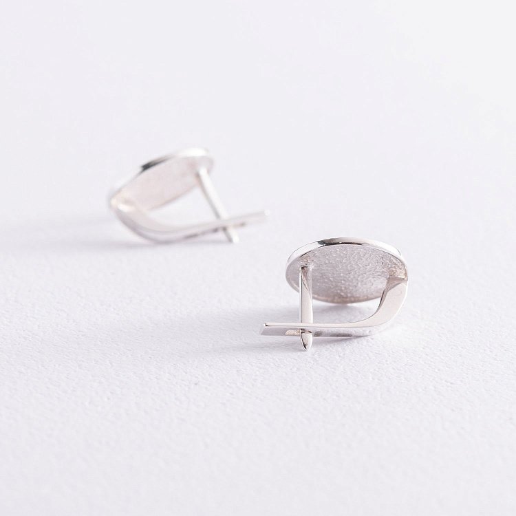 Серебряные серьги "Аврора" 4980-1 от ювелирного магазина Оникс - 2