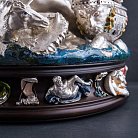 Серебряная солонка ручной работы "Сальера" Бенвенуто Челлини сер00099 от ювелирного магазина Оникс - 3