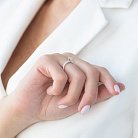 Помолвочное кольцо в белом золоте (бриллиант) RS05476 от ювелирного магазина Оникс - 1