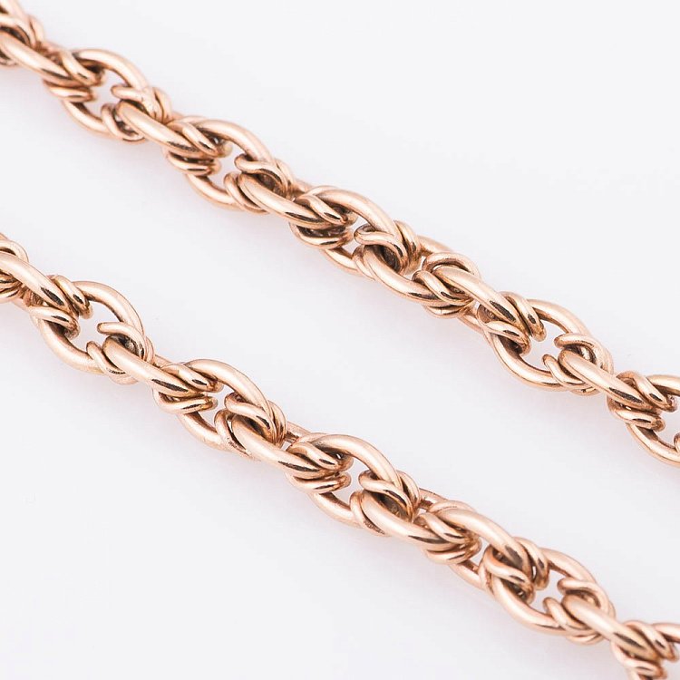 Золотая цепочка "Византийское плетение" (5мм) ц00207 от ювелирного магазина Оникс - 1