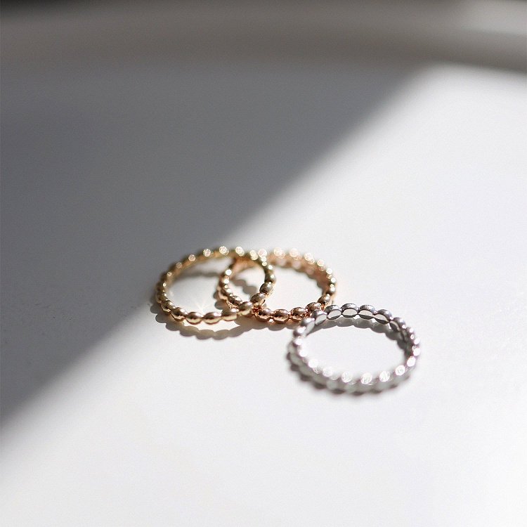 Кольцо "Шарики" в белом золоте к07095б от ювелирного магазина Оникс - 18