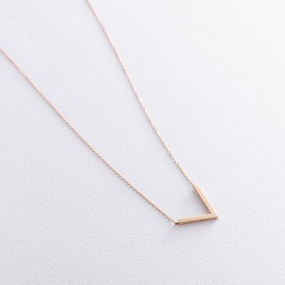 Кольє "Особливе" в червоному золоті кол01740 №2