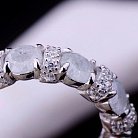 Женское кольцо с фианитами (родий) 111625 от ювелирного магазина Оникс - 4