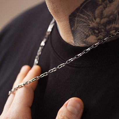 Чоловічий золотий ланцюжок ц00545 №4