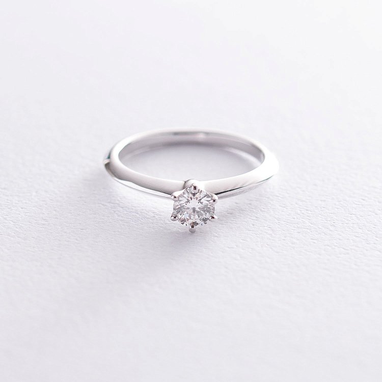 Помолвочное кольцо "Tiffany & Co" с бриллиантом (платина) к388tif Помолвочное кольцо "Tiffany & Co" с бриллиантом (платина) к388tif от ювелирного магазина Оникс