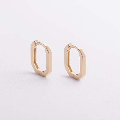 Серьги "Olimpia" в желтом золоте с09398