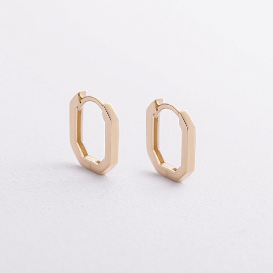 Серьги "Olimpia" в желтом золоте с09398