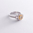 Золота каблучка з діамантами к673 от ювелирного магазина Оникс