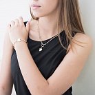 Эксклюзивный браслет в стиле "Тиффани" с фианитами б02217 от ювелирного магазина Оникс - 4