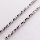 Мужская серебряная цепочка Ц0029ч от ювелирного магазина Оникс - 1