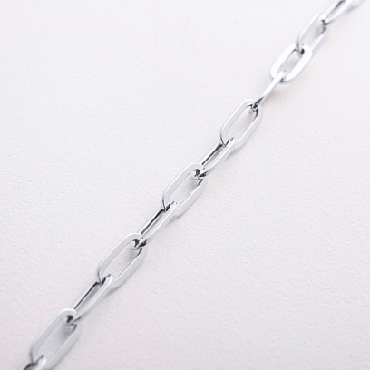 Браслет "Цепочка" в белом золоте б05644 №4