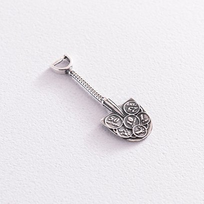 Серебряный сувенир "Ложка-загребушка" 23473