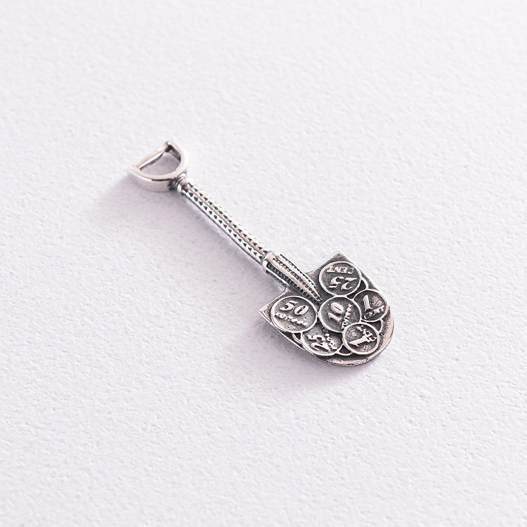 Серебряный сувенир "Ложка-загребушка" 23473 от ювелирного магазина Оникс