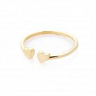 Золотое кольцо в стиле минимализм к05486 от ювелирного магазина Оникс - 1