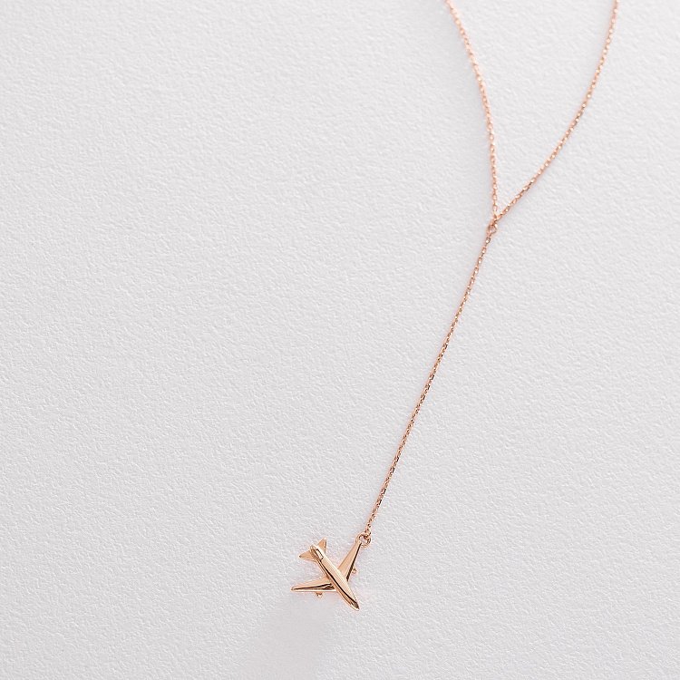 Золоте кольє "Літачок" кол01485 від ювелірного магазину Онікс - 6