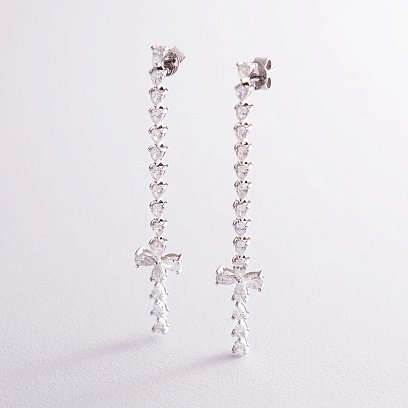 Золоті сережки (діамант) сб0269ar