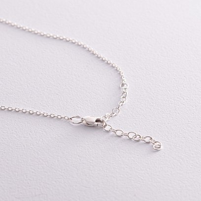 Серебряное колье "Змей Уроборос" 181256 №5