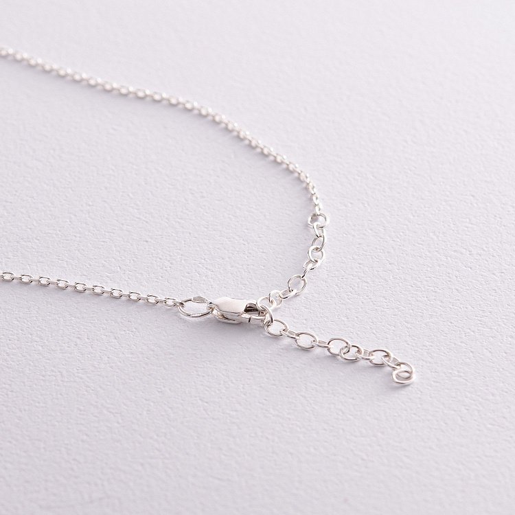 Серебряное колье "Змей Уроборос" 181256 от ювелирного магазина Оникс - 4