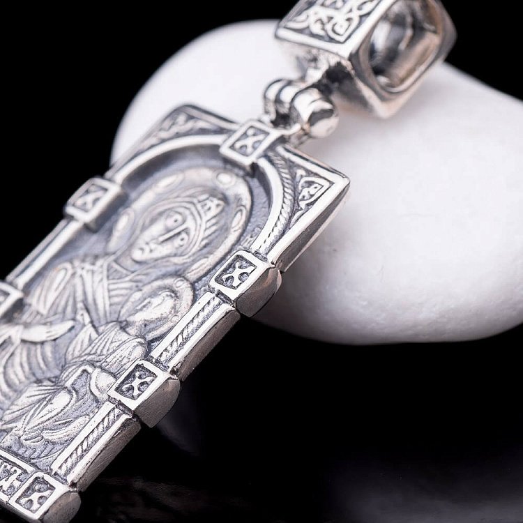 Ладанка Богородицы 13568 от ювелирного магазина Оникс - 3