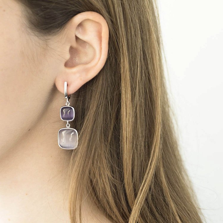 Серебряное кольцо (им.улексит) 112099 от ювелирного магазина Оникс - 4