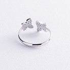 Золотое кольцо "Бабочки" с бриллиантами 29351121 от ювелирного магазина Оникс - 3