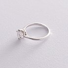 Серебряное кольцо с фианитом 111900 от ювелирного магазина Оникс - 2