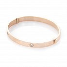 Золотий браслет з фіанітами б03516 от ювелирного магазина Оникс - 2