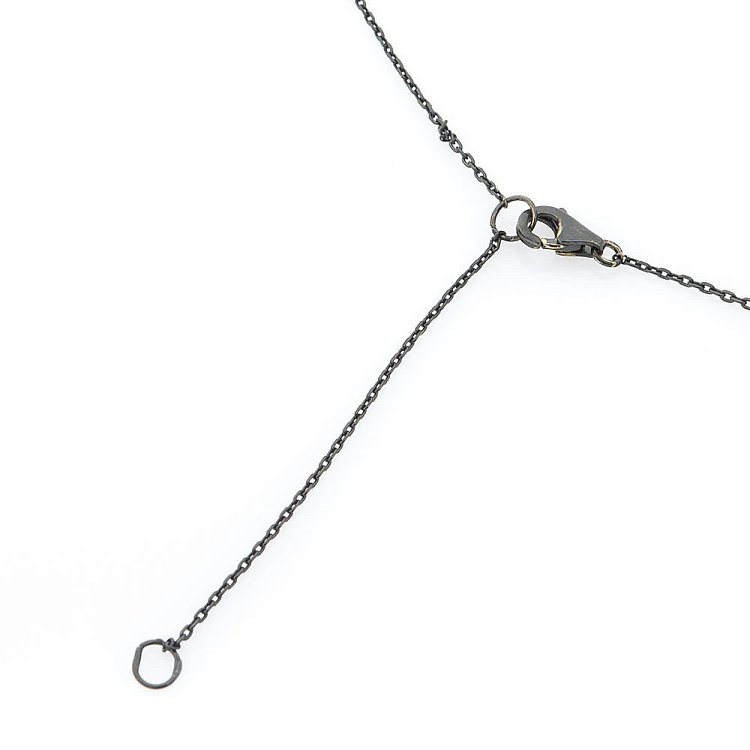 Серебряное колье с фианитами 18518 - 1 Серебряное колье с фианитами 18518 от ювелирного магазина Оникс - 1