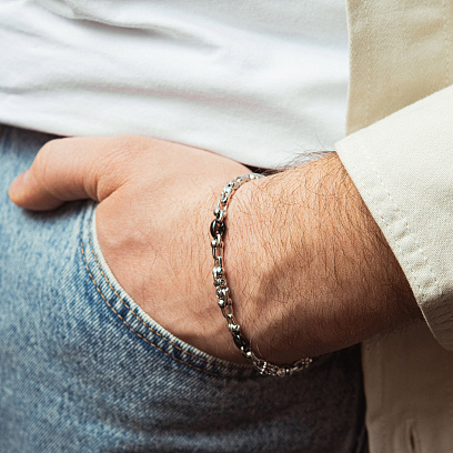 Серебряный мужской браслет ZANCAN ESB238 №2