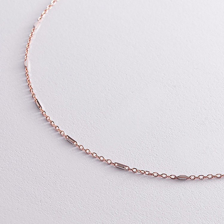 Колье - цепочка в красном золоте ц00455 от ювелирного магазина Оникс