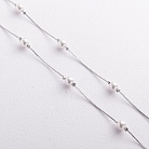 Срібне кольє з перлами 181375 от ювелирного магазина Оникс - 1