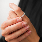 Золота каблучка з діамантами кб0641lg от ювелирного магазина Оникс - 1