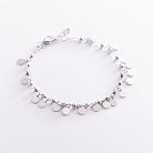 Срібний браслет "Монетки" 141499 от ювелирного магазина Оникс