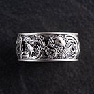 Серебряное кольцо "Карп и волны" 7021 от ювелирного магазина Оникс - 11