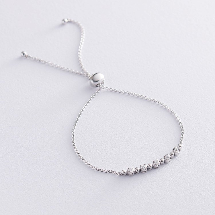 Золотий браслет з діамантами бб0025ri від ювелірного магазину Онікс