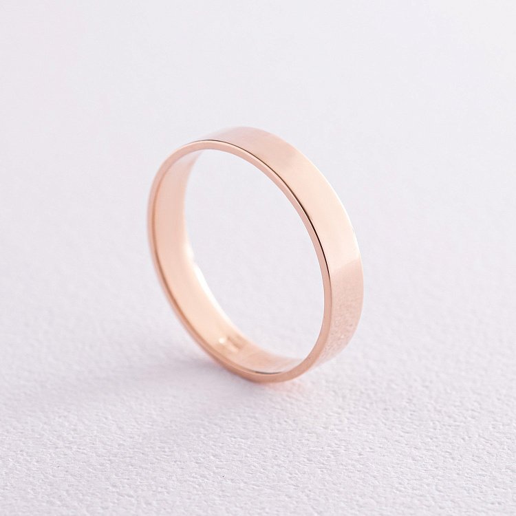 Золота обручка "Американка" (можливе гравіювання) обр00002ш4 від ювелірного магазину Онікс - 8