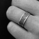 Серебряное обручальное кольцо "Вышиванка" 1114обр от ювелирного магазина Оникс - 17