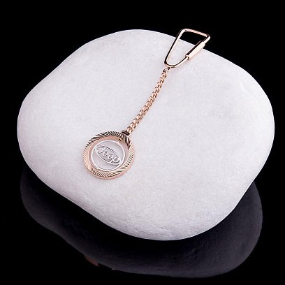 Золотий брелок "Jeep-Джип" бр00034 №2