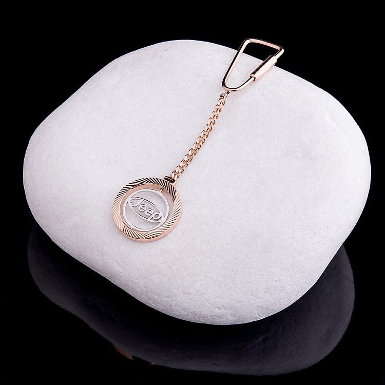 Золотий брелок "Jeep-Джип" бр00034 від ювелірного магазину Онікс - 1