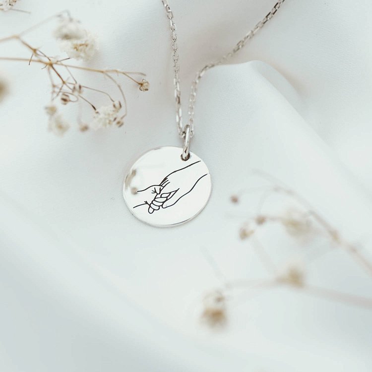 Серебряный кулон "Родительская поддержка" 132724мл от ювелирного магазина Оникс - 4