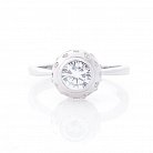 Срібний перстень (фіаніти) 112059 от ювелирного магазина Оникс - 2