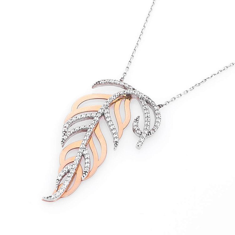 Золотое колье с фианитами кол00522 от ювелирного магазина Оникс