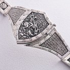 Серебряный браслет "Георгий Победоносец" 030 от ювелирного магазина Оникс - 8