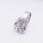 Серебряное кольцо "Лев" 11298 от ювелирного магазина Оникс - 1